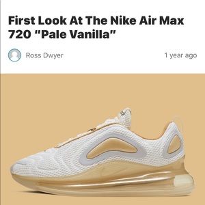 ❌RARE❌ Nike Air Max 720 “Pale Vanilla EUC MENS 10